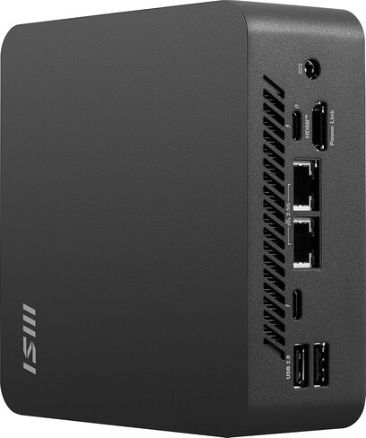 MSI Cubi NUC AI+ Desktop, Intel Core Ultra 9-288V, 32GB Memory, 1TB SSD, WiFi 6E, BT 5.3, Thunderbolt 4, Copilot Button, Win 11 Home: Black 2MG-022US in Saudi Arabia