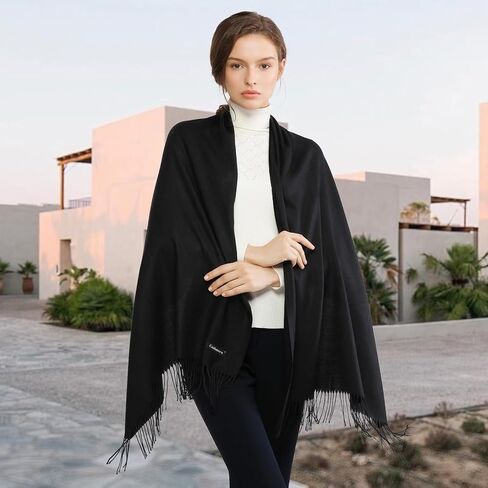 Pashmina Shawls and Wraps for Women Winter Scarf Warm for Evening Dress in Saudi Arabia