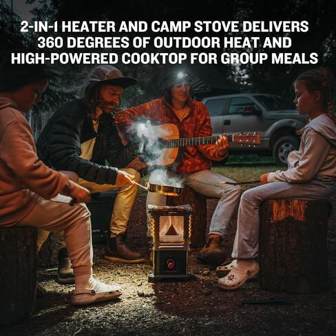 Ignik Skullet Deluxe 2-in-1 Heater Stove, Stove & Hose in Saudi Arabia