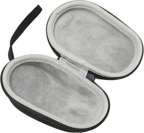 Hard Travel Mouse Case, Shockproof Portable Mouse Storage Case for MX M650L, Made of Nylon and EVA, Black (Inner Gray), Applicable for Travel and Storage in Saudi Arabia