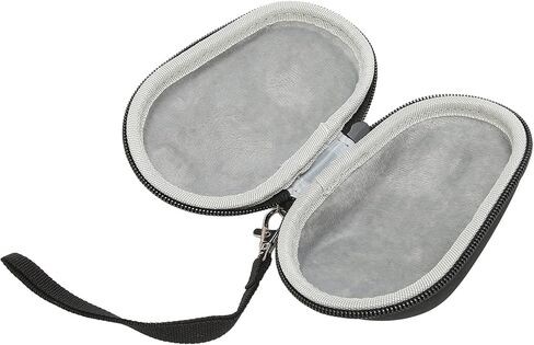 Hard Travel Mouse Case, Shockproof Portable Mouse Storage Case for MX M650L, Made of Nylon and EVA, Black (Inner Gray), Applicable for Travel and Storage in Saudi Arabia