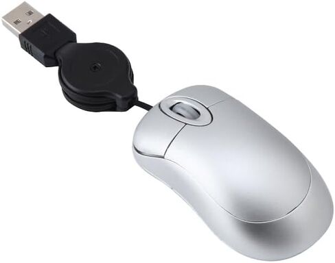 ماوس سلكي صغير، ماوس USB بصري محمول صغير الحجم للسفر مع سلك USB قابل للسحب، فئران مدمجة للأيدي الصغيرة للكمبيوتر المحمول والكمبيوتر المكتبي والمنزل والمدرسة والأطفال والبنات والأولاد والأطفال هدية باللون الأرجواني in Kuwait