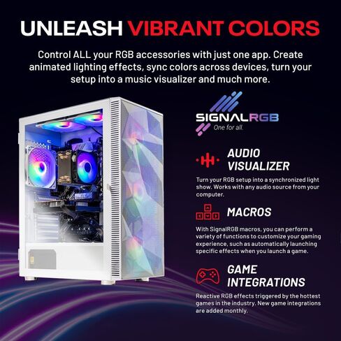 Skytech Gaming Storm Gaming PC, Intel i5 14400F 2.5GHz, NVIDIA RTX 5060 Ti 16GB, 1TB Gen4 NVMe SSD, 32GB DDR4 RAM 3200, 650W Gold PSU, Wi-Fi, Win 11, Desktop in Saudi Arabia