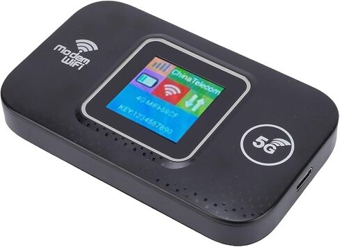 Focket Mobile Hotspot، جهاز توجيه نقطة اتصال واي فاي محمول بسرعة 300 ميجا بت في الثانية 5G LTE مع دعم متعدد النطاقات لأجهزة الكمبيوتر اللوحية وأجهزة الكمبيوتر المحمولة والسفر in Kuwait