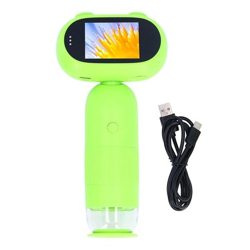 مجهر محمول بشاشة 2 بوصة، عدسة مكبرة إلكترونية USB مع 8 مصابيح LED للمراقبة، إصلاح ساعة اللحام، رؤية محسنة، تصميم متعدد الوظائف، تصميم مريح واسع in Kuwait