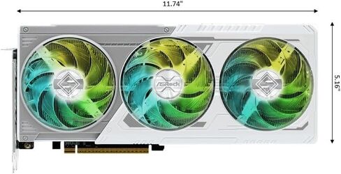 ASRock Radeon RX 9060 XT Steel Legend 16GB OC & Challenger White 240 Digital AIO Cooler Bundle | White Build with 3" Display & Polychrome SYNC in Saudi Arabia