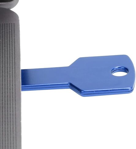 محرك أقراص فلاش USB من سبائك الألومنيوم الأزرق من SUNGOOYUE، تصميم على شكل مفتاح، جهاز تخزين التوصيل والتشغيل لأجهزة الكمبيوتر والسيارات (32 جيجابايت) in Kuwait
