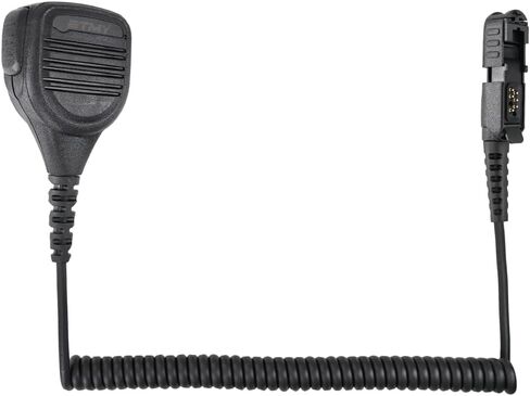 ميكروفون مكبر صوت ETMY متوافق مع Motorola XPR3500e XPR3300e، XPR3000، DEP550، DP2400، سلسلة XiR P6600، ET-MH72 ميكروفون كتف عن بعد مع كابل قابل للتعديل، أسود، عبوة واحدة in Kuwait
