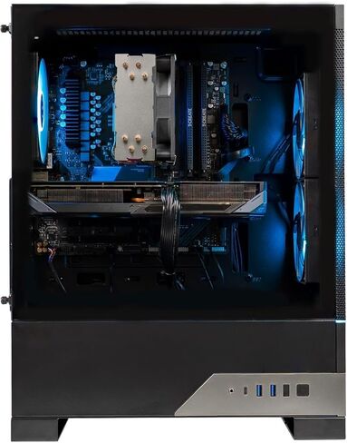 Skytech Gaming Nebula 2 Gaming PC, Intel i5 14400F 2.5GHz, NVIDIA RTX 5050 8GB, 1TB NVMe SSD, 16GB DDR4 RAM 3200, 650W Gold PSU, Wi-Fi, Win 11, Desktop in Saudi Arabia