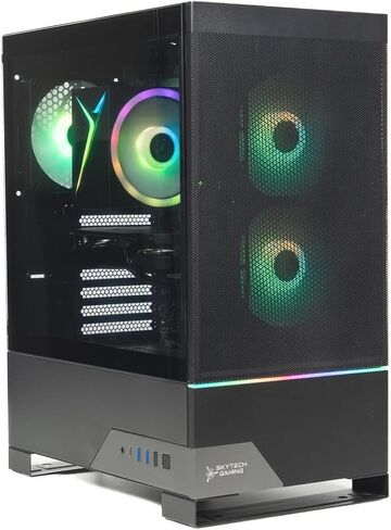 Skytech Gaming Nebula 2 Gaming PC, Intel i5 14400F 2.5GHz, NVIDIA RTX 5050 8GB, 1TB NVMe SSD, 16GB DDR4 RAM 3200, 650W Gold PSU, Wi-Fi, Win 11, Desktop in Saudi Arabia