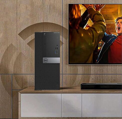 Dell Optiplex 7050 Tower Desktop Computer, Intel Core i7-7700, 16GB RAM, 512GB SSD, Keyboard & Mouse, DisplayPort, HDMI, Windows 11 Pro (Renewed) in Saudi Arabia