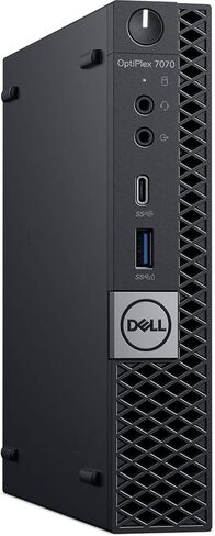 Dell Optiplex 7070 Micro Form Factor Desktop, Intel Eight Core i7 9700T 2.0Ghz, 32GB DDR4, 2TB NVMe M.2 SSD, WiFi, Windows 11 Pro (Renewed) in Saudi Arabia