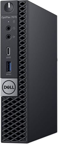 Dell Optiplex 7070 Micro Form Factor Desktop, Intel Eight Core i7 9700T 2.0Ghz, 32GB DDR4, 2TB NVMe M.2 SSD, WiFi, Windows 11 Pro (Renewed) in Saudi Arabia