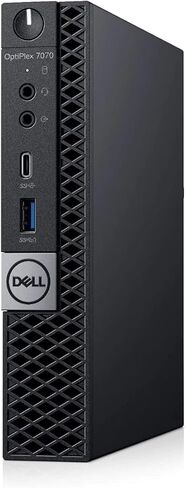 كمبيوتر مكتبي ديل اوبتيبلكس 7070 مايكرو | كور i5-9600 - محرك الأقراص الصلبة SSD سعة 256 جيجابايت - ذاكرة الوصول العشوائي 16 جيجابايت | 6 نوى بسرعة 4.6 جيجا هرتز Win 11 Pro Black (متجدد) in Kuwait