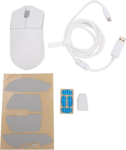 ماوس ألعاب لاسلكي من Bewinner - ماوس ألعاب خفيف الوزن، 26000 نقطة لكل بوصة، 2.4 جيجا USB C بلوتوث 3 أوضاع فأرة كمبيوتر بمستشعر بصري، ألعاب كمبيوتر قابلة للبرمجة in Kuwait