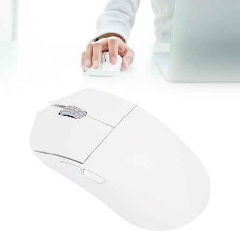 ماوس الألعاب Zunate، تصميم مريح خفيف الوزن مع مستشعر 26000 نقطة في البوصة، قابل للبرمجة لألعاب الكمبيوتر، 3 أوضاع: 2.4 جيجا USB C in Saudi Arabia