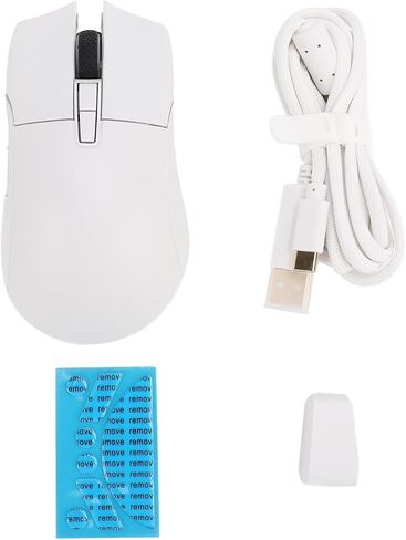 GOWENIC Cordless Gaming Mouse, 2.4G USB C BT Mouse, Tri Mode, Up to 26KDPI, P AW 3395 Sensor, Lightweight Programmable Computer Mouse for Laptop PC in Saudi Arabia