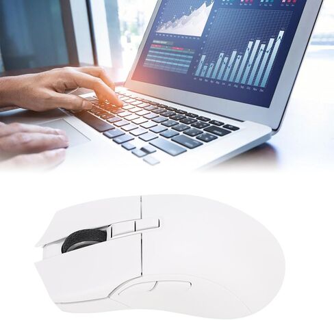 GOWENIC Cordless Gaming Mouse, 2.4G USB C BT Mouse, Tri Mode, Up to 26KDPI, P AW 3395 Sensor, Lightweight Programmable Computer Mouse for Laptop PC in Saudi Arabia