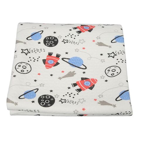 PerGar Baby Waterproof Bed Pad, Washable & Reusable Bedwetting Pads, 3-Layer Large Size Toddler Mattress Protector, Waterproof Mat for Home and On The Go Use (Space Model) in Saudi Arabia