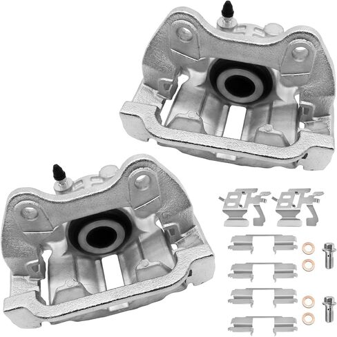 مجموعة فرجار الفرامل الأمامية اليسرى مع دعامة متوافقة مع Chevy Silverado 2500 HD/3500 HD 2011-2019، Suburban 3500 HD 2016-2019؛ جي إم سي سييرا 2500 HD/3500HD 2011-2019 6.0L/6.6L in Saudi Arabia