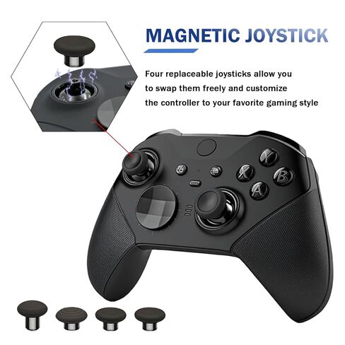 YouYouGou Elite Series 2 Controller-Black Compatible For Xbox Elite Series 2 Controller Compatible With Xbox Series X/S, Xbox One,Gaming Controller With Accessory Bag [video game] [video game] in Saudi Arabia