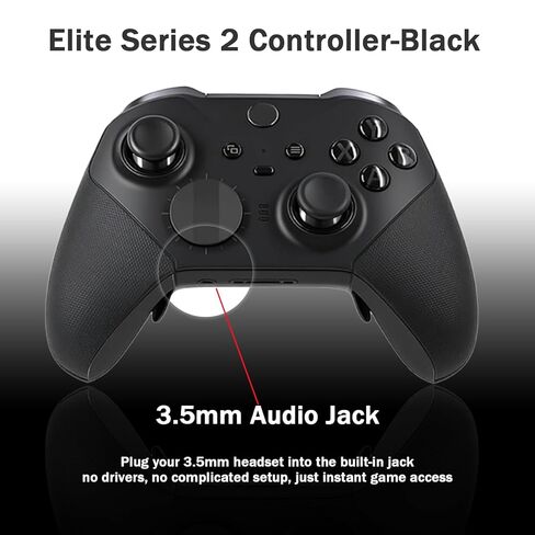 YouYouGou Elite Series 2 Controller-Black Compatible For Xbox Elite Series 2 Controller Compatible With Xbox Series X/S, Xbox One,Gaming Controller With Accessory Bag [video game] [video game] in Saudi Arabia