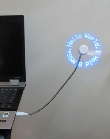 مجموعتان من مروحة الرسائل القابلة للبرمجة LED من PowerTRC مع رسم مخصص - تعمل بمنفذ USB (LED أزرق) in Kuwait