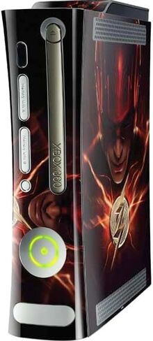 Skinit Decal Gaming Skin Compatible with Xbox 360 (Includes HDD) - Officially Licensed Warner Bros The Flash Movie: The Flash Poster Design in Saudi Arabia