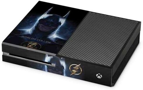 ملصق Skinit المخصص للألعاب متوافق مع وحدة تحكم Xbox One - فيلم Warner Bros The Flash المرخص رسميًا: تصميم ملصق Batman in Saudi Arabia