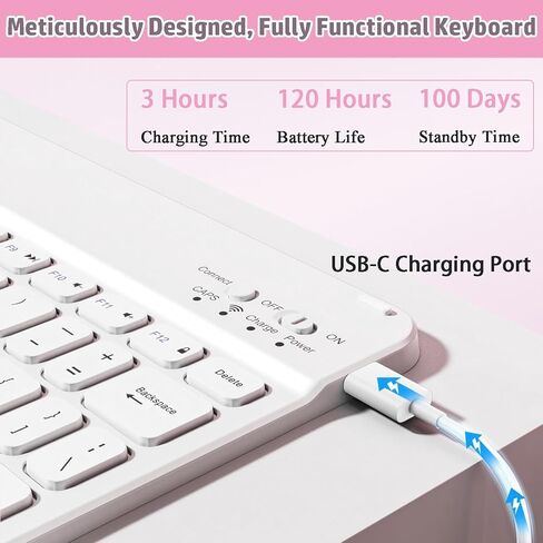 Detachable Keyboard Case with Mouse for Samsung Galaxy Tab A11+ 2025/ A9+ 2023 11 Inch, 7-Color Backlight Magnetic Keyboard Cover for Samsung A11 Plus/A9 Plus 11" with Pen Holder, Multi Angles, Pink in Saudi Arabia