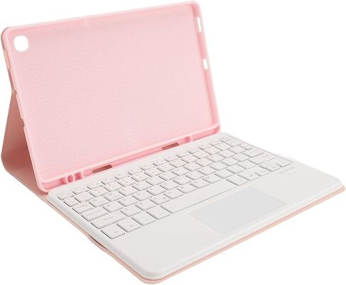 Yoidesu Tablet Keyboard Case, Leather Trackpad with Gesture Control for Tab S6 Lite 10.4 Inch SM P610 P615 (Pink) in Saudi Arabia