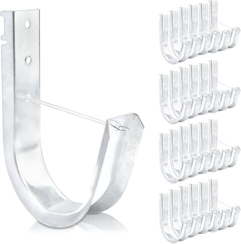 SIHAI (25 Packs 4" Inch J-Hooks, UL Certified Heavy-Duty Cable Support Hooks for Hanging CAT6/6A, Fiber Cable Management and Low Voltage Wiring (with Retainer Clip) in Kuwait