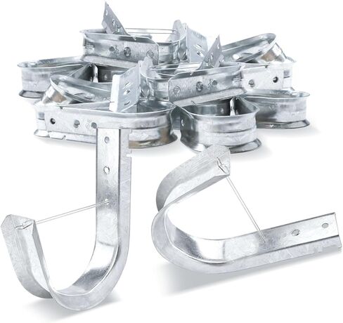 SIHAI (25 Packs 4" Inch J-Hooks, UL Certified Heavy-Duty Cable Support Hooks for Hanging CAT6/6A, Fiber Cable Management and Low Voltage Wiring (with Retainer Clip) in Kuwait