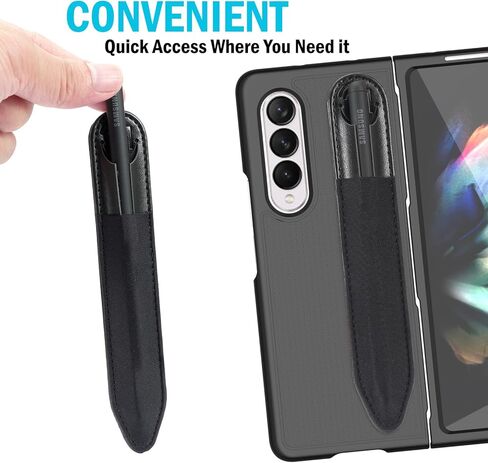 حامل قلم عالمي، [عبوة من قطعتين] فتحة حافظة لحمل الهاتف المحمول لهاتف Samsung Galaxy S-Pen - يلتصق بالهاتف، والكمبيوتر اللوحي، وZ Fold 3، وZ Fold 4، وS21 Ultra 5G، والحافظة in Kuwait