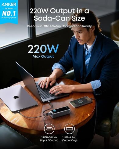 Anker Mobile Charging Battery PD & Battery with AC Plug (Bundle) in Saudi Arabia