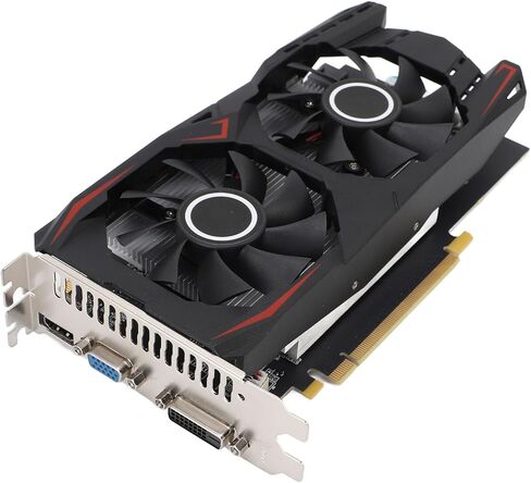 بطاقة الرسومات، GDDR5 192bit Gaming GPU، سرعة أساسية 750 ميجا هرتز، مراوح تبريد مزدوجة، لألعاب الكمبيوتر الشخصي، تحرير فيديو CAD CAM ثلاثي الأبعاد in Saudi Arabia