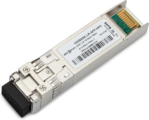 متوافق مع جهاز الإرسال والاستقبال Arista SFP-10G-RA-1G-LX الذي يتكيف مع معدل SFP+ | 1000BASE-LX إلى 10G SMF 10 كم 1310 نانومتر SFP-10G-RA-1G-LX-HPC in Saudi Arabia