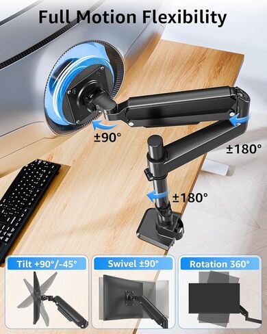 MOUNTUP Ultrawide Monitor Arm and Single Monitor Desk Mount in Saudi Arabia