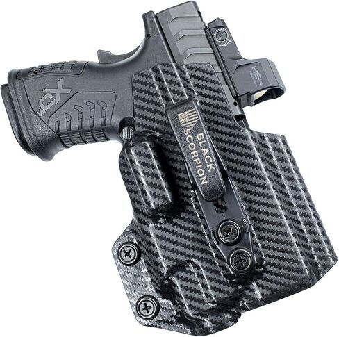 Inside The Waistband Belt Wing Tuckable Holster fits Springfield XD-M Elite 3.8'' w/Streamlight TLR-7 / TLR-8 in Saudi Arabia