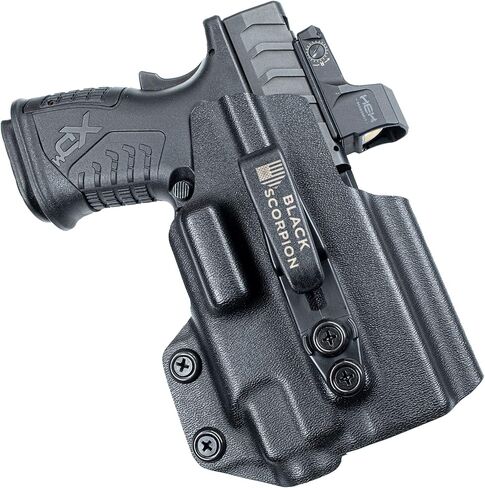داخل الحافظة القابلة للثني بجناح حزام الخصر تناسب سبرينغفيلد XD-M Elite 3.8 بوصة مع ضوء Streamlight TLR-7 / TLR-8 in Kuwait