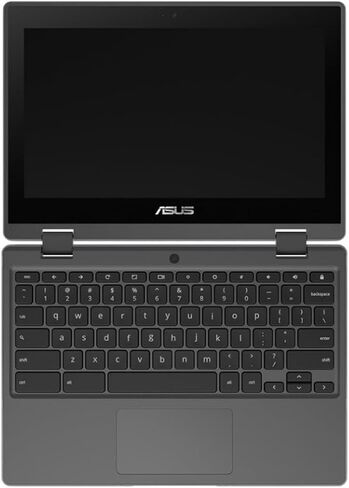 Asus Chromebook Flip Cr1 Cr1100fka-yz182t 11.6 شاشة لمس قوية قابلة للتحويل 2 في 1 Chromebook - عالي الدقة - 1366 × 768 - Intel Celeron N5100 رباعي النواة [4 النواة] 1.10 جيجا هرتز - 8 جيجا بايت إجمالي ذاكرة الوصول العشوائي - 32 جيجا بايت (متجدد) in Kuwait
