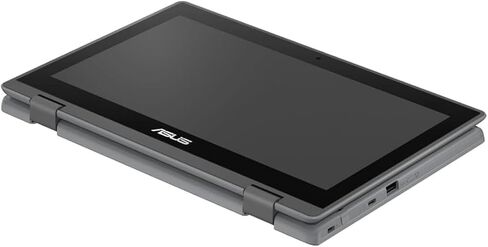 Asus Chromebook Flip Cr1 Cr1100fka-yz182t 11.6 شاشة لمس قوية قابلة للتحويل 2 في 1 Chromebook - عالي الدقة - 1366 × 768 - Intel Celeron N5100 رباعي النواة [4 النواة] 1.10 جيجا هرتز - 8 جيجا بايت إجمالي ذاكرة الوصول العشوائي - 32 جيجا بايت (متجدد) in Kuwait