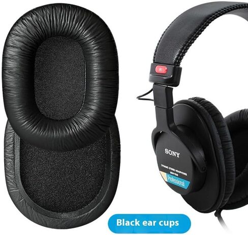 وسائد أذن بديلة لمجموعة سماعات الرأس Sony mdr-7506 وMDR-V6 أكثر نعومة، تصميم أكثر ملاءمة للأذن بدون ضغط على الأذن in Kuwait