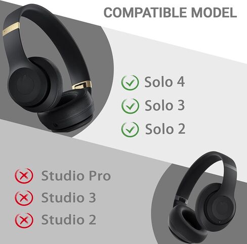 غطاء حافظة من السيليكون 2 في 1 لسماعات Beats Solo 4 وSolo 3، وأغطية وسادات الأذن الناعمة وأغطية عصابة الرأس بسحاب لملحقات Solo4 Solo3 Solo2، مقاومة للماء والعرق (أبيض) in Kuwait