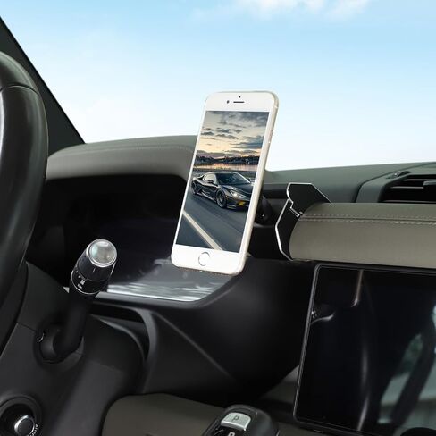 Magnetic Phone Holder Compatible with Land Rover Defender 110 130 2020-2025, 360° Adjustable Dash Phone Mount Holder for All Smartphones (for High Trim (Leather Dashboard)) in Saudi Arabia