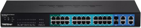 TRENDnet 24-Port 10/100Mbps Web Smart PoE Switch in Saudi Arabia