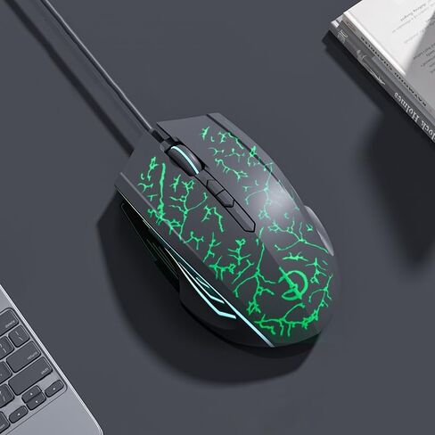 يتميز ماوس الألعاب السلكي M800 من Holy Sword بضوء تنفس RGB بـ 6 مفاتيح وتصميم مريح خفيف الوزن DPI2400 قابل للتعديل، مما يجعله مناسبًا لألعاب FPS والاستخدام المكتبي in Kuwait