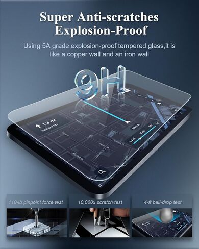 BIBIBO for 2025 Jeep Grand Cherokee L Screen Protector 2021-2025 2026 Jeep Grand Cherokee L (Laredo/Altitude) 8.4" Touchscreen Tempered Glass 2025 Grand Cherokee L Accessories in Kuwait