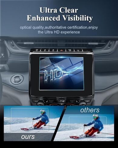 BIBIBO for 2025 Jeep Grand Cherokee L Screen Protector 2021-2025 2026 Jeep Grand Cherokee L (Laredo/Altitude) 8.4" Touchscreen Tempered Glass 2025 Grand Cherokee L Accessories in Kuwait