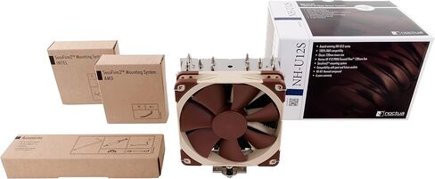 Noctua NH-U12S CPU Cooler with NA-HC2 chromax.White Heatsink Covers in Saudi Arabia